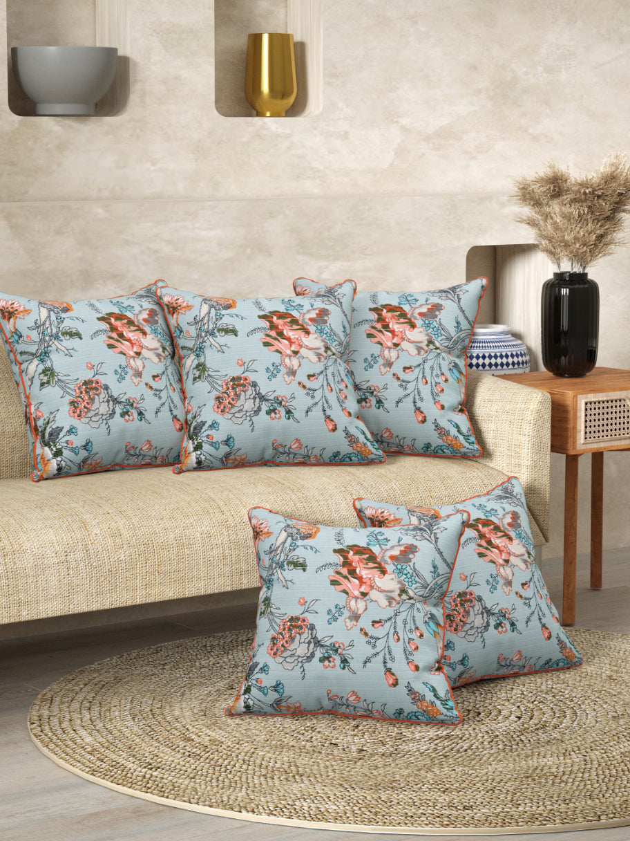 Floral Printed Cushion Covers Set