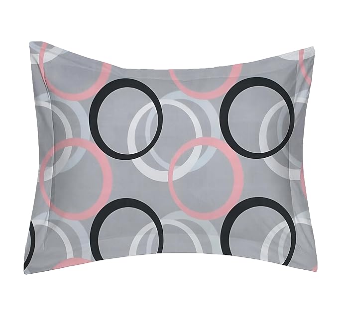 Floral Printed Cotton Bed Sheet with 2 Pillow Covers