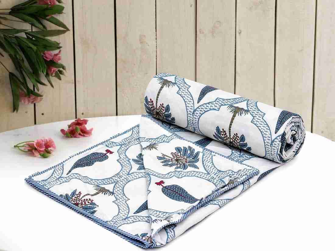 Hand Block Printed Cotton Jaipuri Dohar
