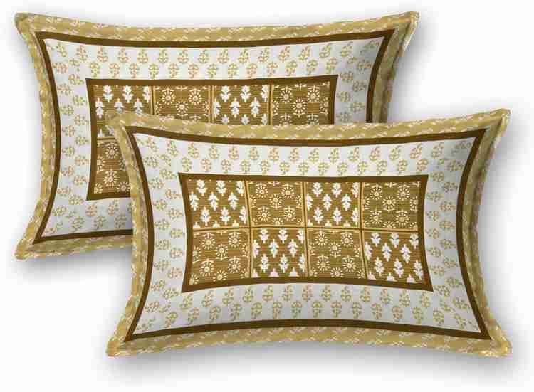 Cotton Printed Bed Sheet with 2 Pillow Covers