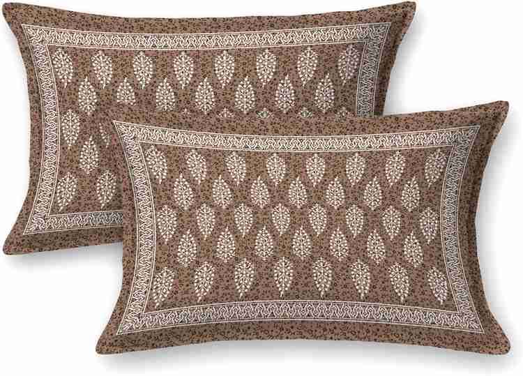 Cotton Printed Bed Sheet with 2 Pillow Covers