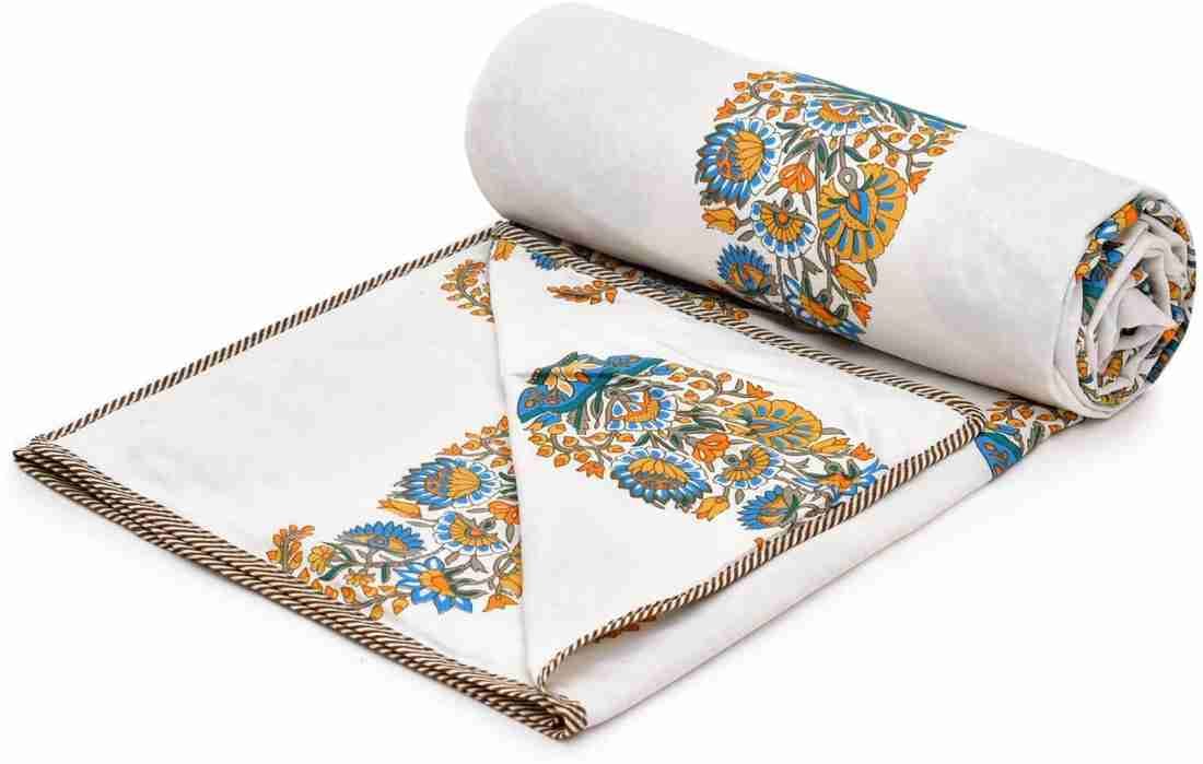 Hand Block Printed Cotton Jaipuri Dohar