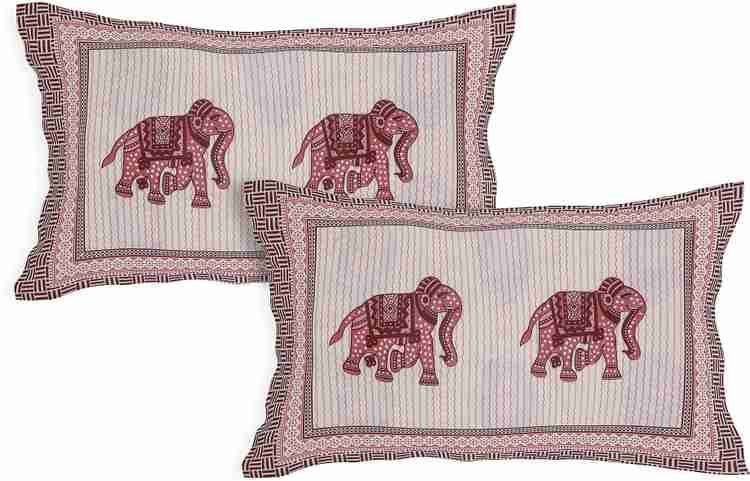 Cotton Printed Bed Sheet with 2 Pillow Covers