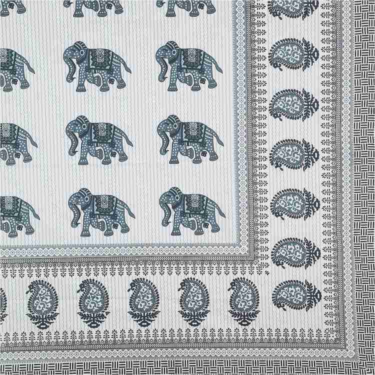 Cotton Printed Bed Sheet with 2 Pillow Covers