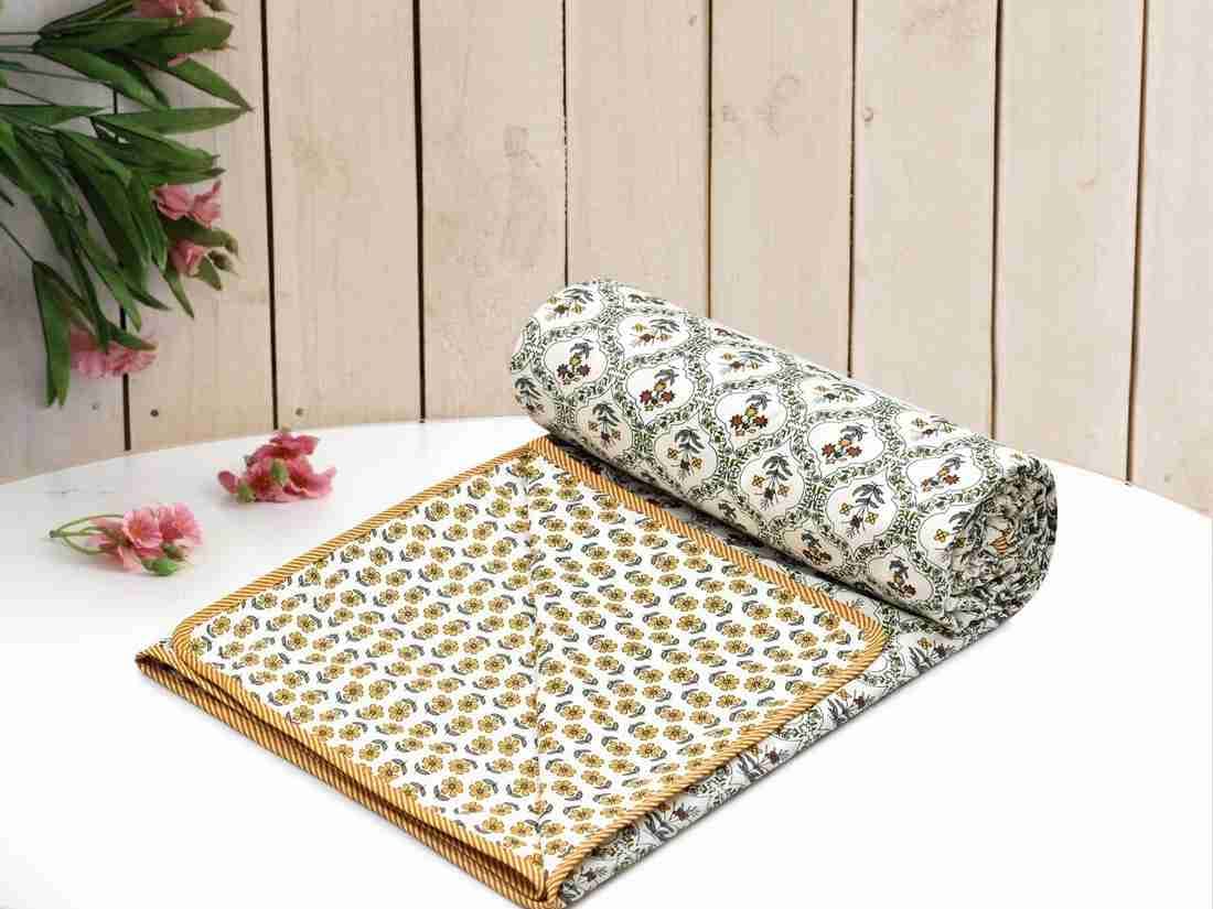 Hand Block Printed Cotton Jaipuri Dohar