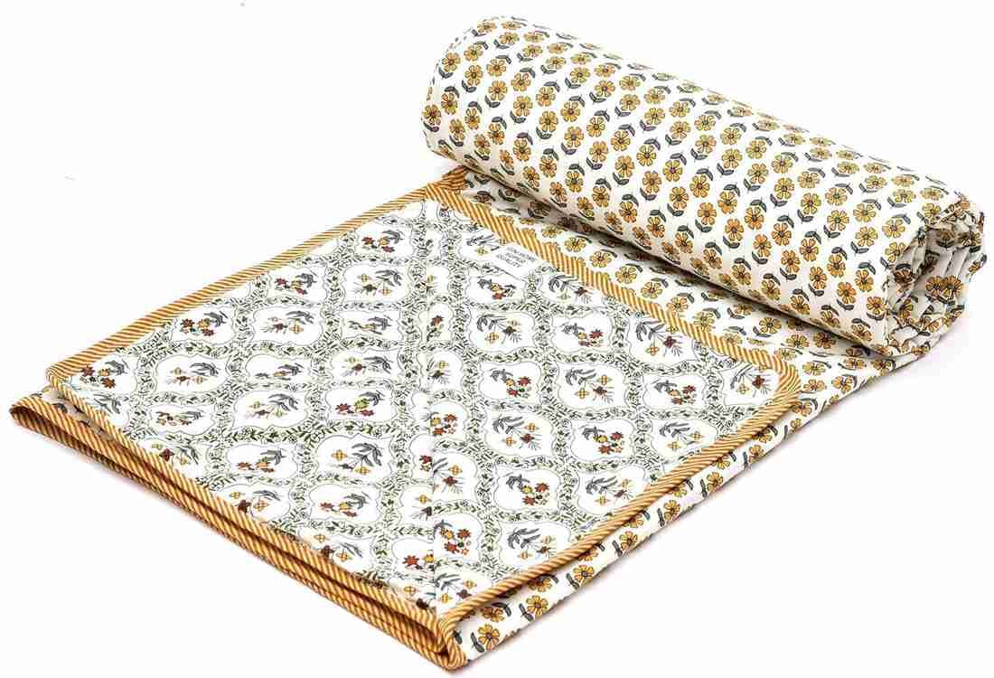 Hand Block Printed Cotton Jaipuri Dohar