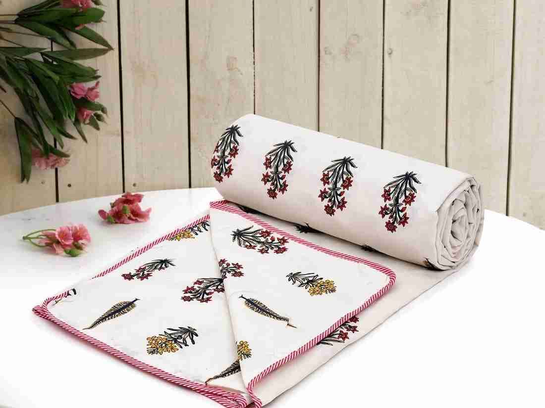 Hand Block Printed Cotton Jaipuri Dohar