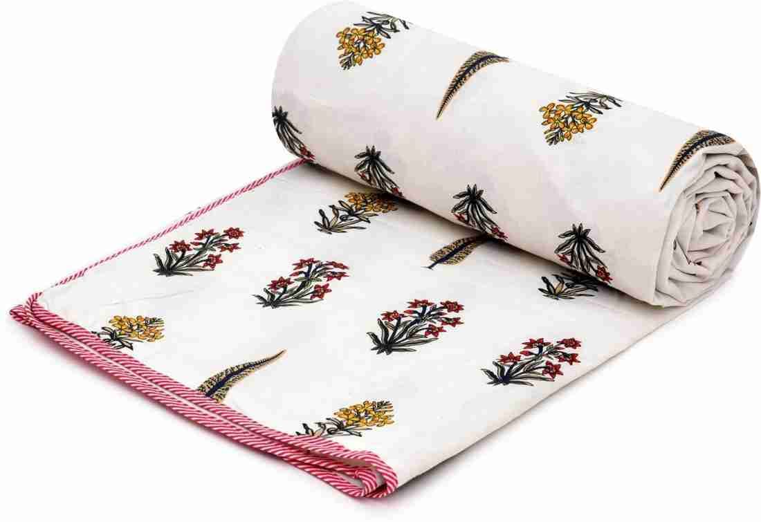 Hand Block Printed Cotton Jaipuri Dohar