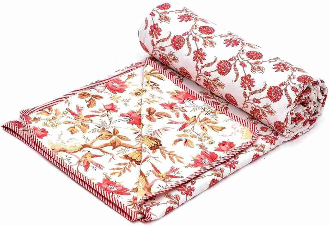 Hand Block Printed Cotton Jaipuri Dohar