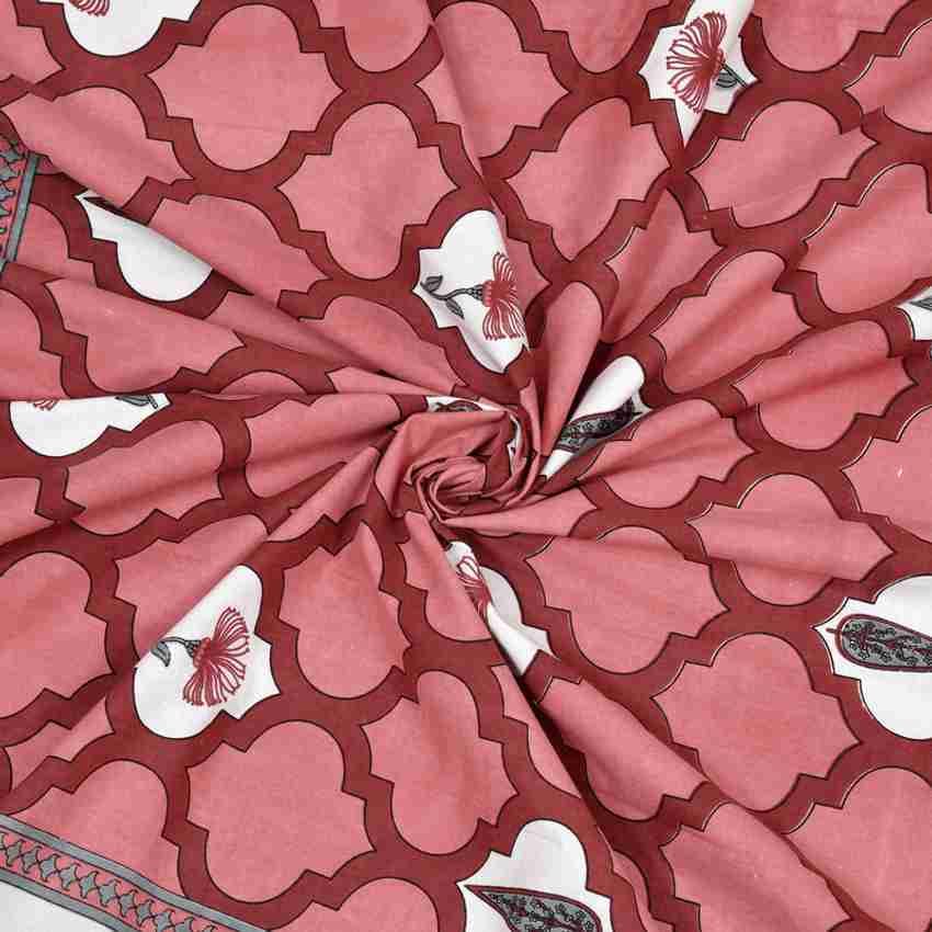 Cotton Printed Bed Sheet with 2 Pillow Covers