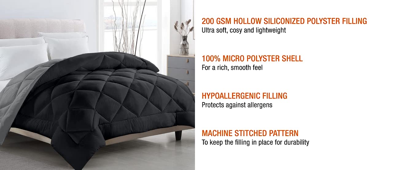 Luxury Quilted Comforter – Soft & Lightweight Bedding