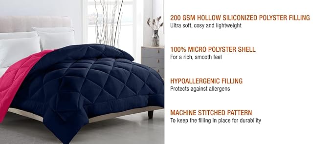 Luxury Quilted Comforter – Soft & Lightweight Bedding