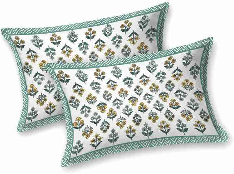Cotton Printed Bed Sheet with 2 Pillow Covers