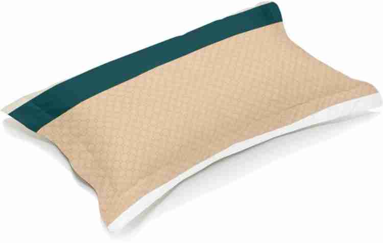 Solid Striped Cotton Bed Sheet with 2 Pillow Covers