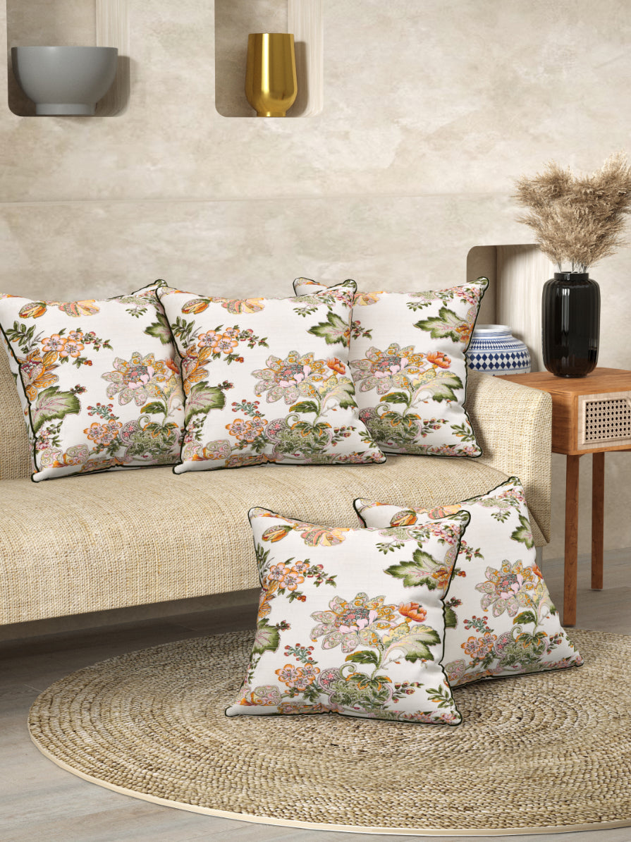 Floral Printed Cushion Covers Set