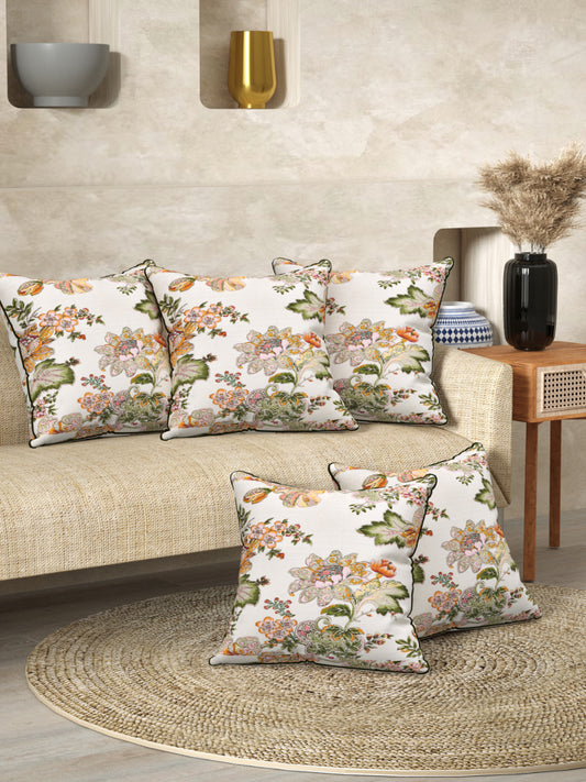 Floral Printed Cushion Covers Set