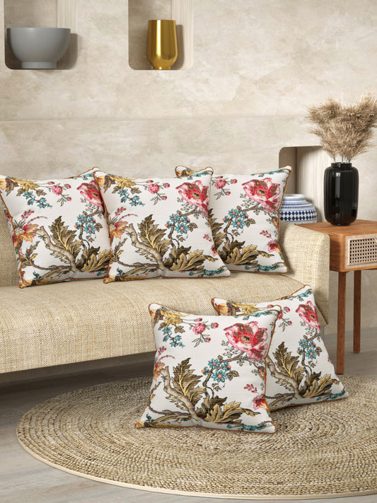 Floral Printed Cushion Covers Set