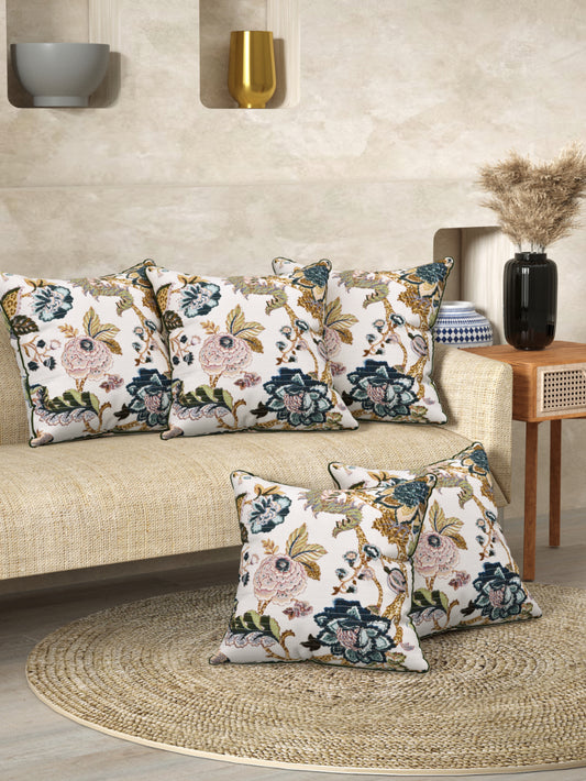 Floral Printed Cushion Covers Set