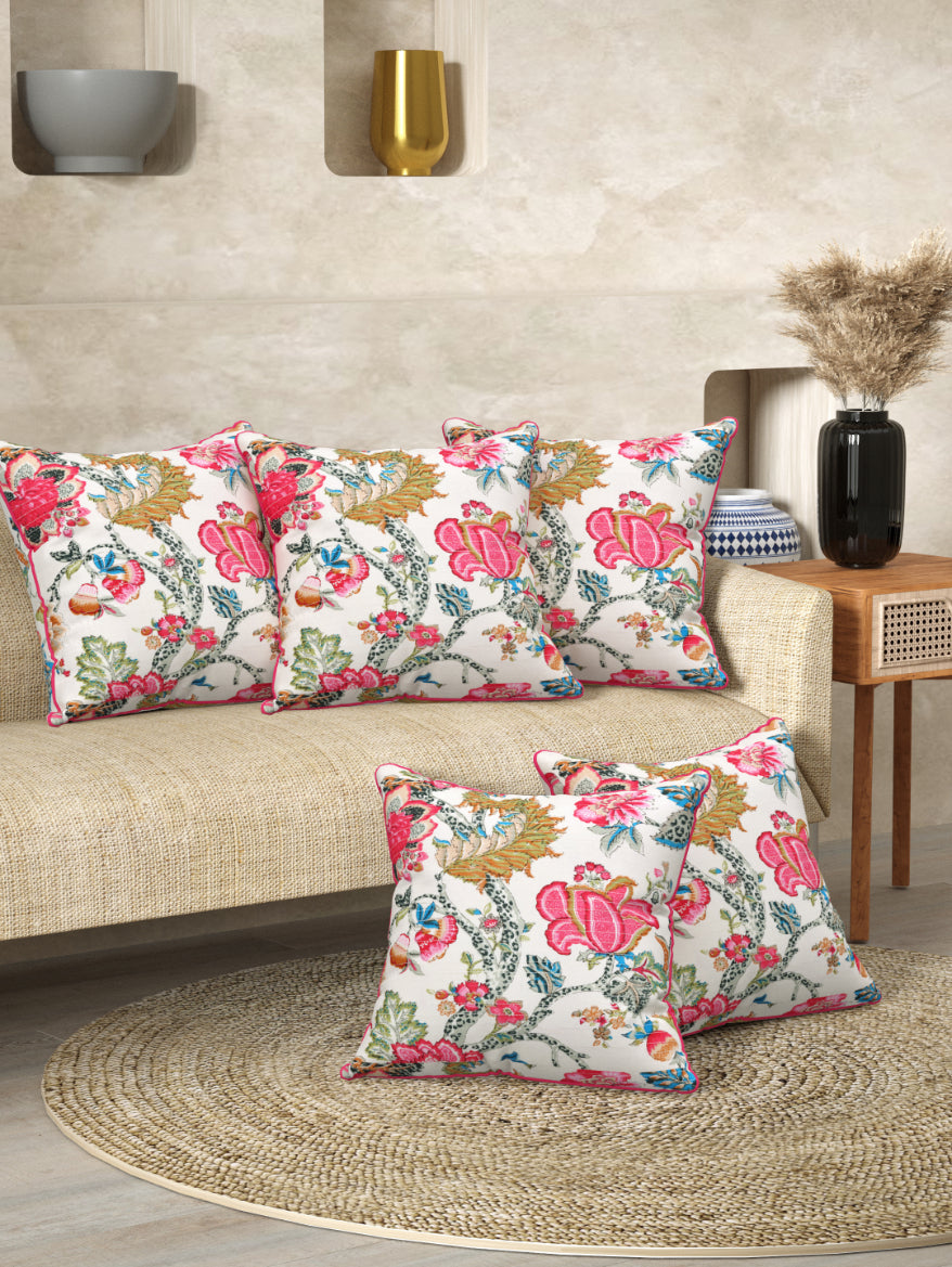 Floral Printed Cushion Covers Set