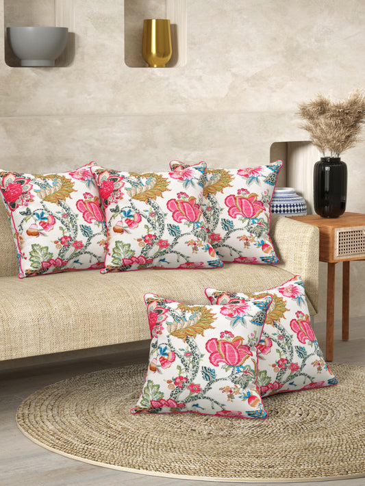 Floral Printed Cushion Covers Set