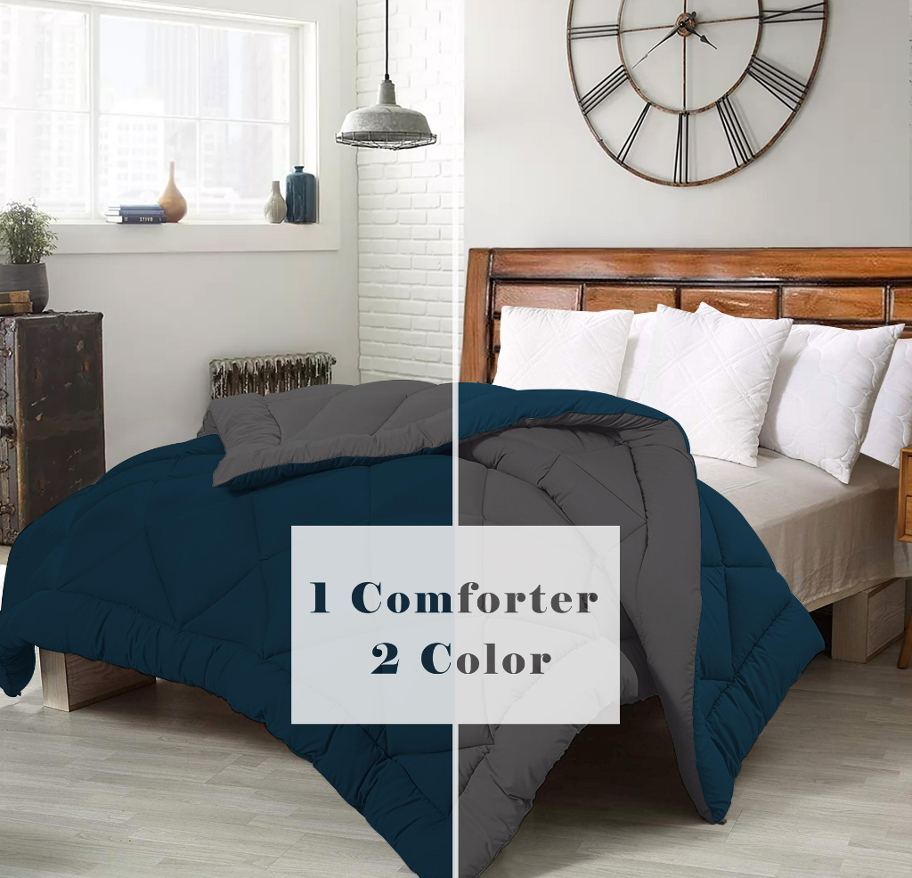 Luxury Quilted Comforter – Soft & Lightweight Bedding
