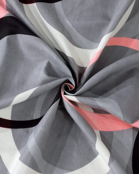 Floral Printed Cotton Bed Sheet with 2 Pillow Covers
