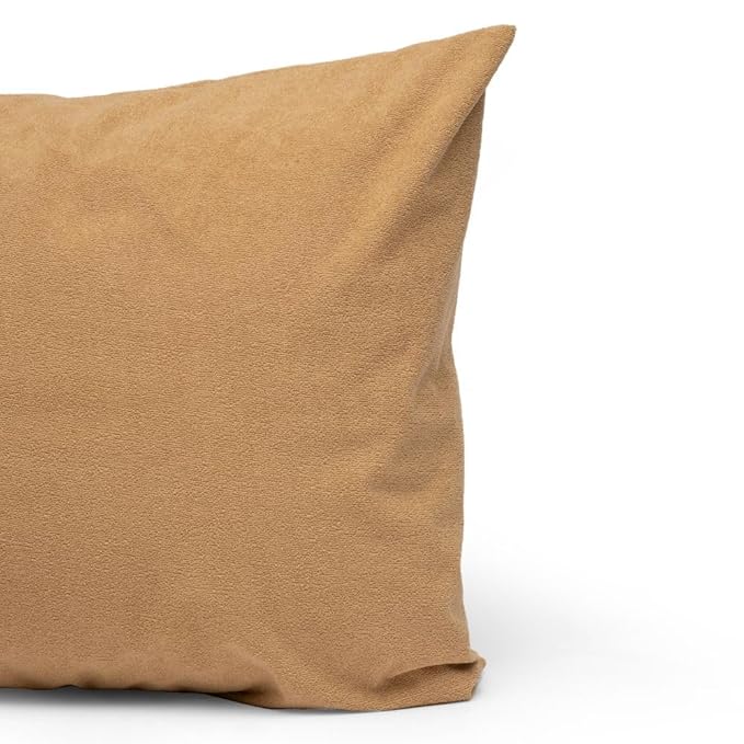 Solid Cotton Pillow Cover with Zipper Closure