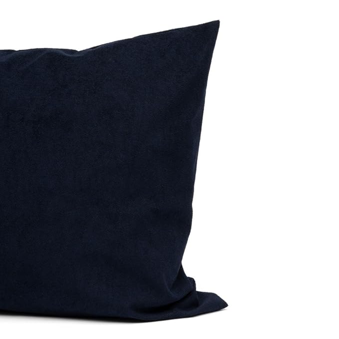 Solid Cotton Pillow Cover with Zipper Closure