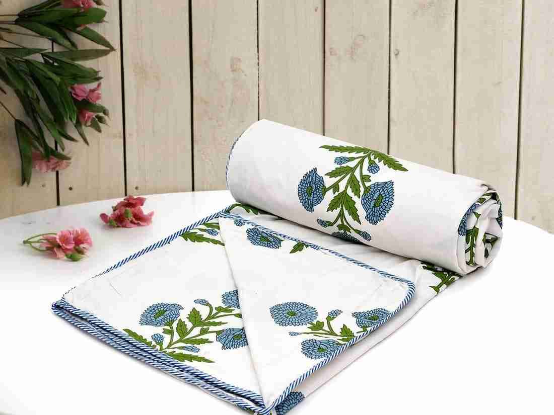 Hand Block Printed Cotton Jaipuri Dohar