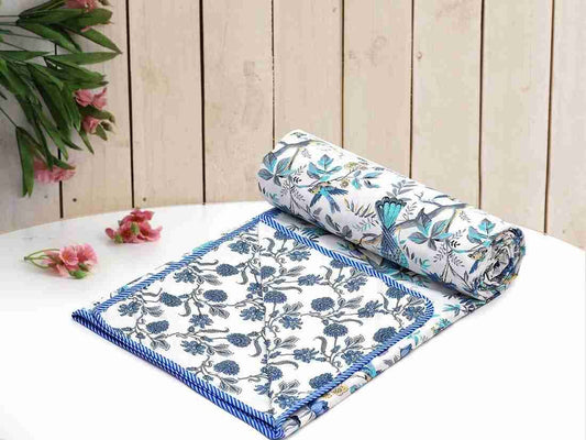 Hand Block Printed Cotton Jaipuri Dohar