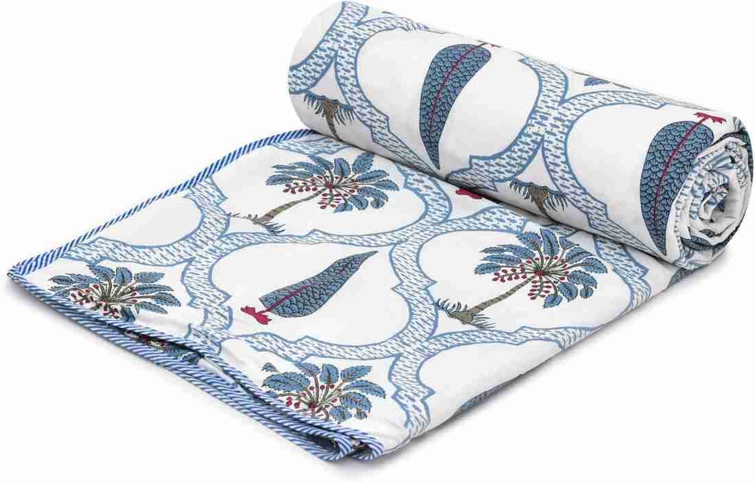 Hand Block Printed Cotton Jaipuri Dohar