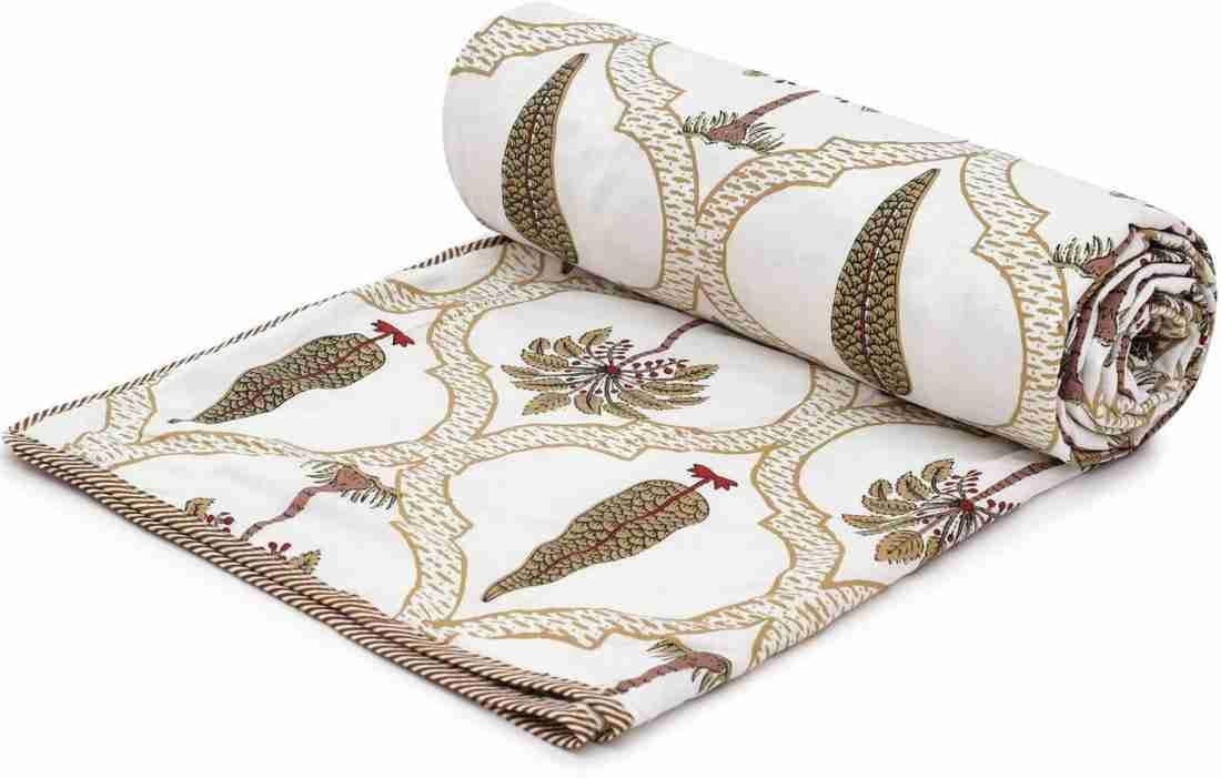 Hand Block Printed Cotton Jaipuri Dohar