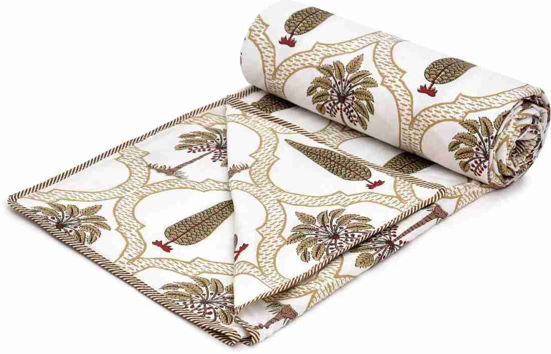 Hand Block Printed Cotton Jaipuri Dohar