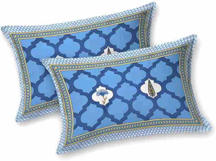 Cotton Printed  Bed Sheet with 2 Pillow Covers
