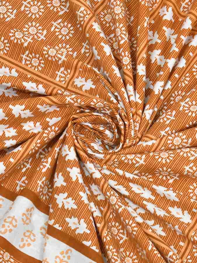 Cotton Printed  Bed Sheet with 2 Pillow Covers