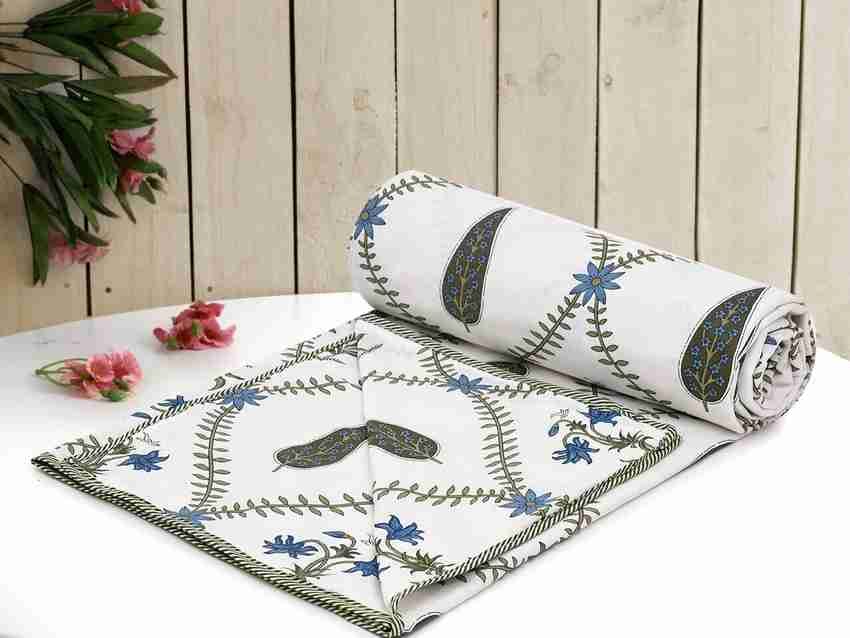 Hand Block Printed Cotton Jaipuri Dohar