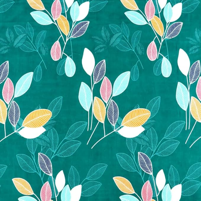 Floral Printed Cotton Bed Sheet with 2 Pillow Covers