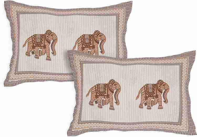 Cotton Printed  Bed Sheet with 2 Pillow Covers