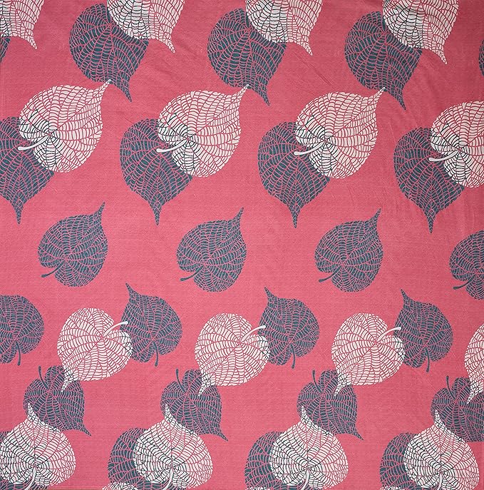Floral Printed Cotton Bed Sheet with 2 Pillow Covers