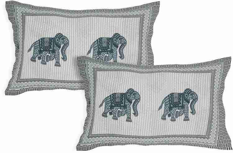 Cotton Printed  Bed Sheet with 2 Pillow Covers