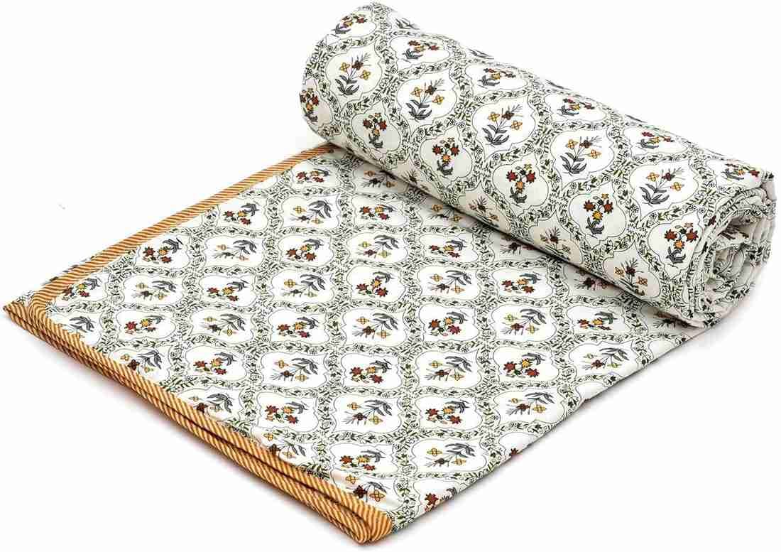 Hand Block Printed Cotton Jaipuri Dohar