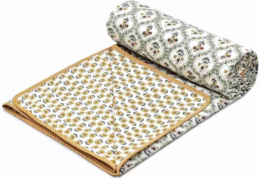 Hand Block Printed Cotton Jaipuri Dohar