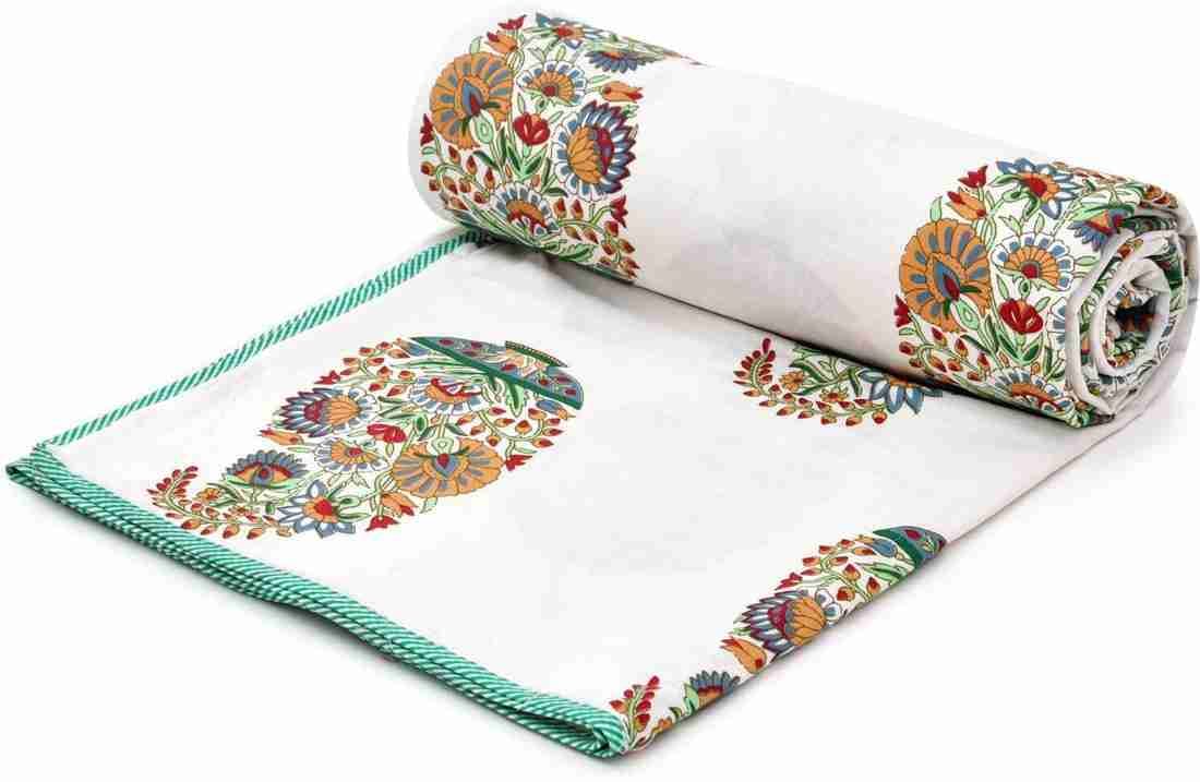Hand Block Printed Cotton Jaipuri Dohar