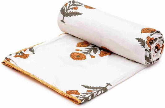 Hand Block Printed Cotton Jaipuri Dohar