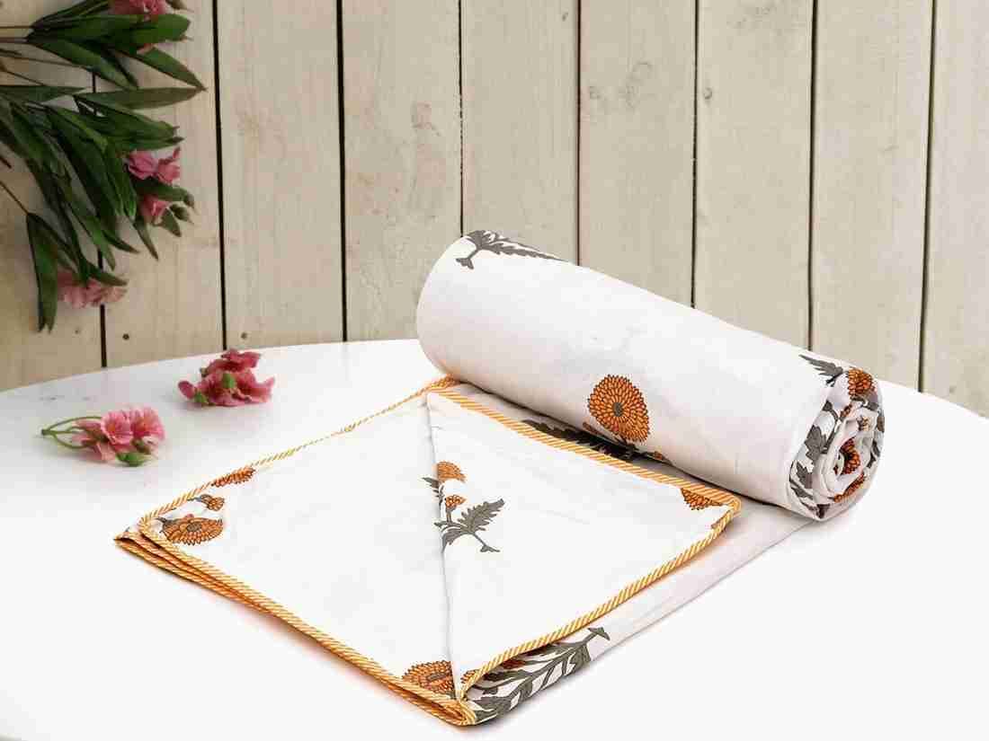 Hand Block Printed Cotton Jaipuri Dohar