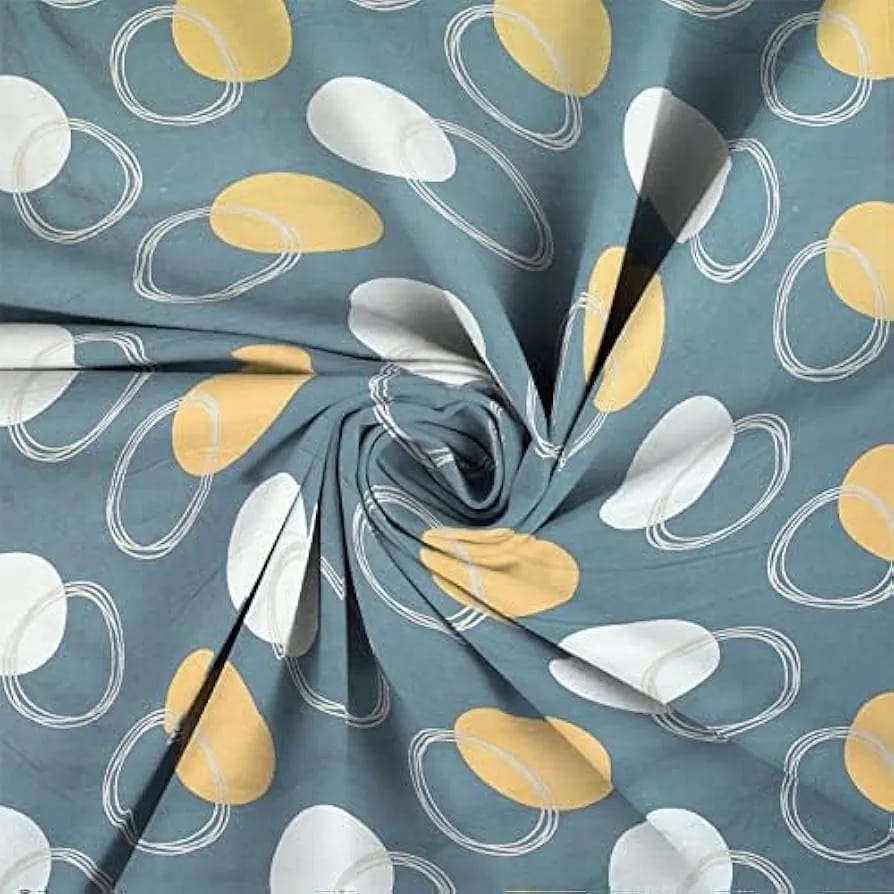 Floral Printed Cotton Bed Sheet with 2 Pillow Covers