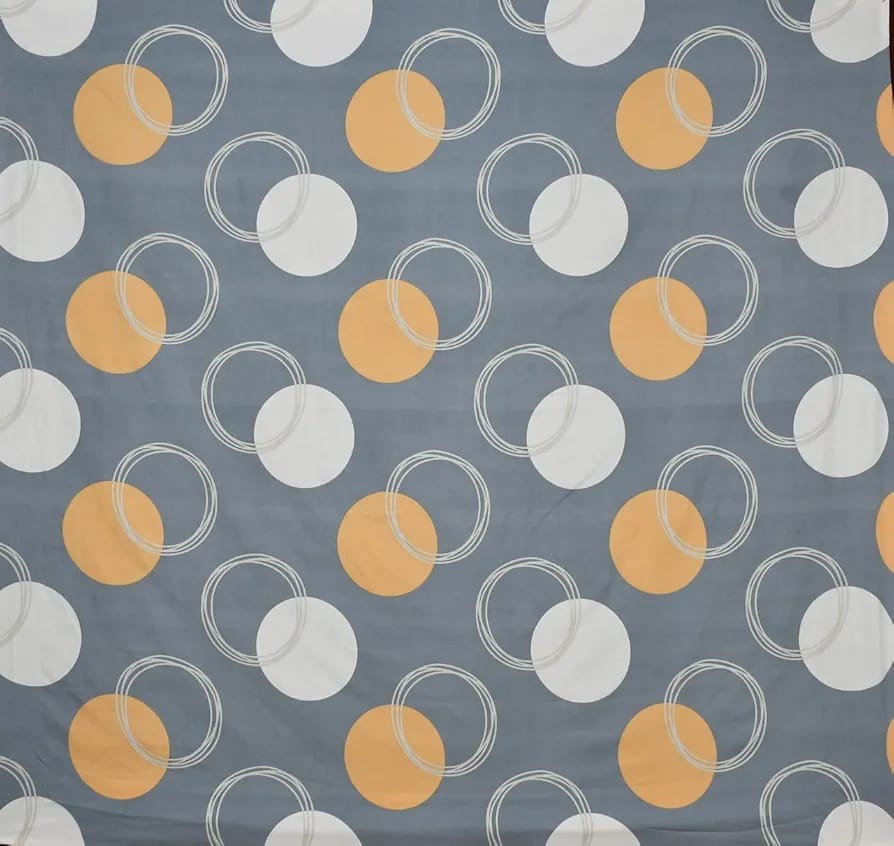 Floral Printed Cotton Bed Sheet with 2 Pillow Covers