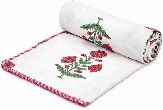 Hand Block Printed Cotton Jaipuri Dohar