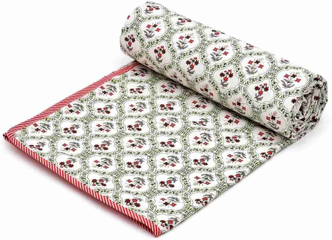 Hand Block Printed Cotton Jaipuri Dohar