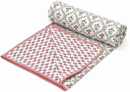 Hand Block Printed Cotton Jaipuri Dohar